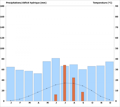 Diagramme Ombrothermique